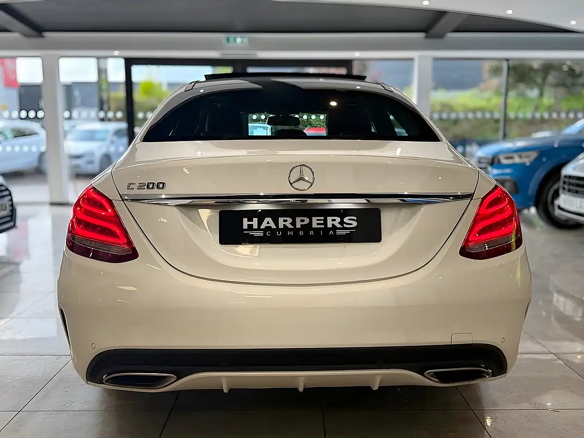 Used 2017 Mercedes-Benz C Class AMG Line Saloon White - Interior and Exterior details 6
