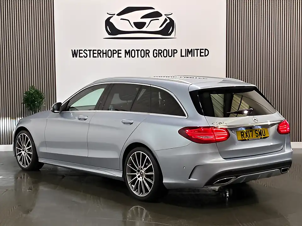 Used 2017 Mercedes-Benz C Class AMG Line Silver - Interior and Exterior details 11
