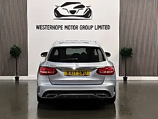 Used 2017 Mercedes-Benz C Class AMG Line Silver - Interior and Exterior details 12