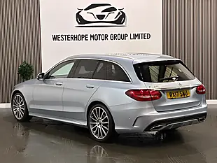 Used 2017 Mercedes-Benz C Class AMG Line Silver - Interior and Exterior details 2