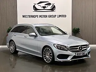 Used 2017 Mercedes-Benz C Class AMG Line Silver - Interior and Exterior details 20