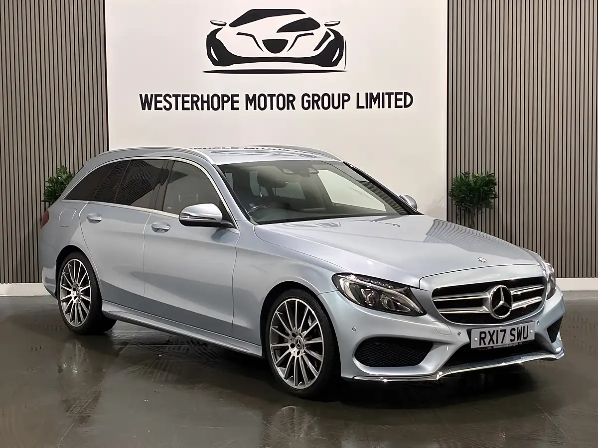 Used 2017 Mercedes-Benz C Class AMG Line Silver - Interior and Exterior details 20