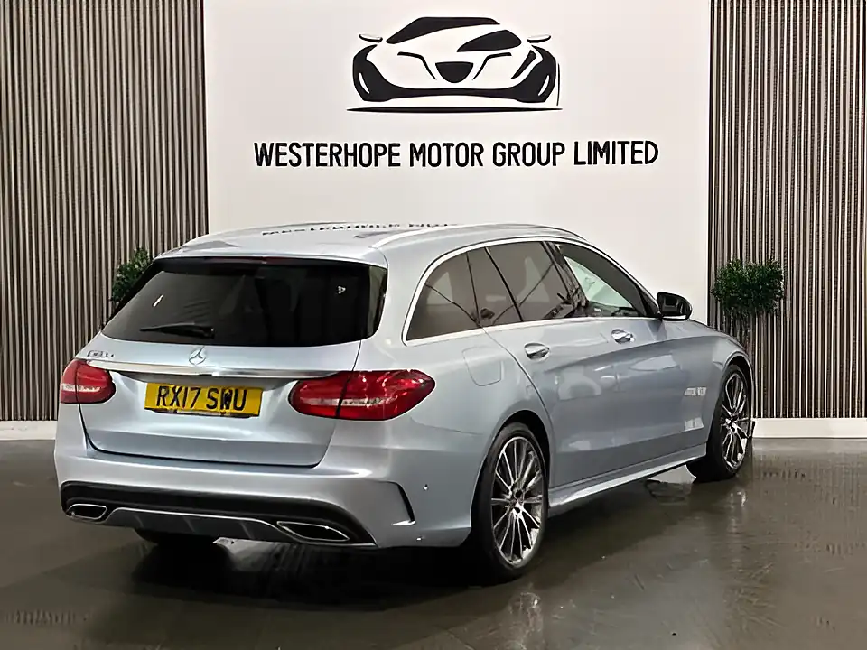 Used 2017 Mercedes-Benz C Class AMG Line Silver - Interior and Exterior details 4