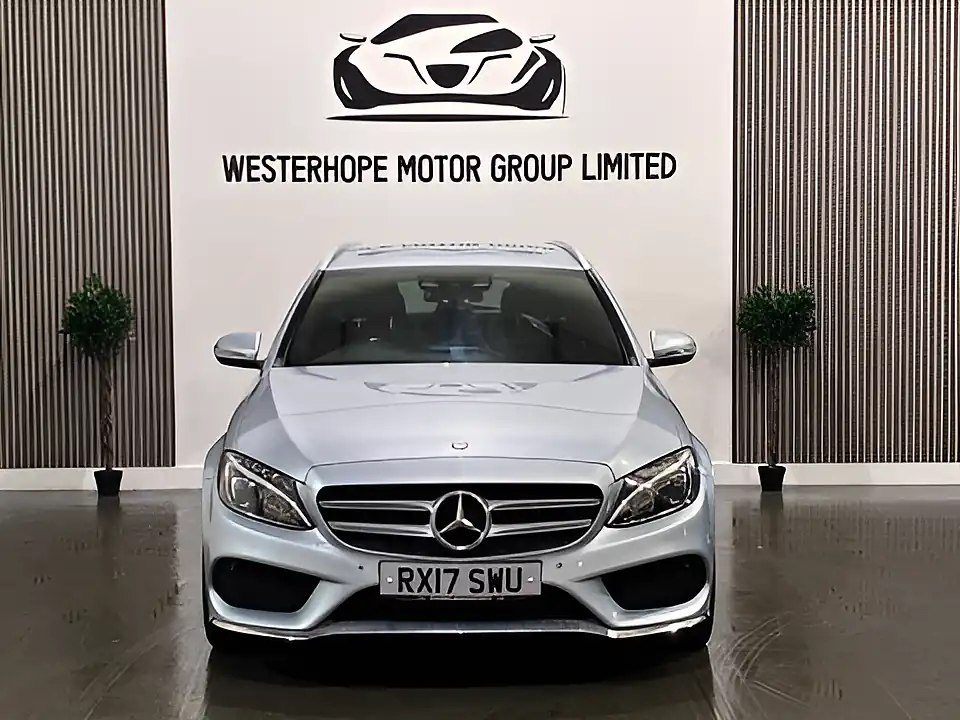 Used 2017 Mercedes-Benz C Class AMG Line Silver - Interior and Exterior details 8