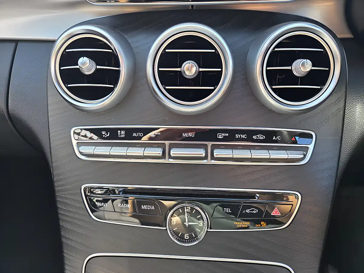 Used 2017 Mercedes-Benz C Class AMG Line White - Interior and Exterior details 13