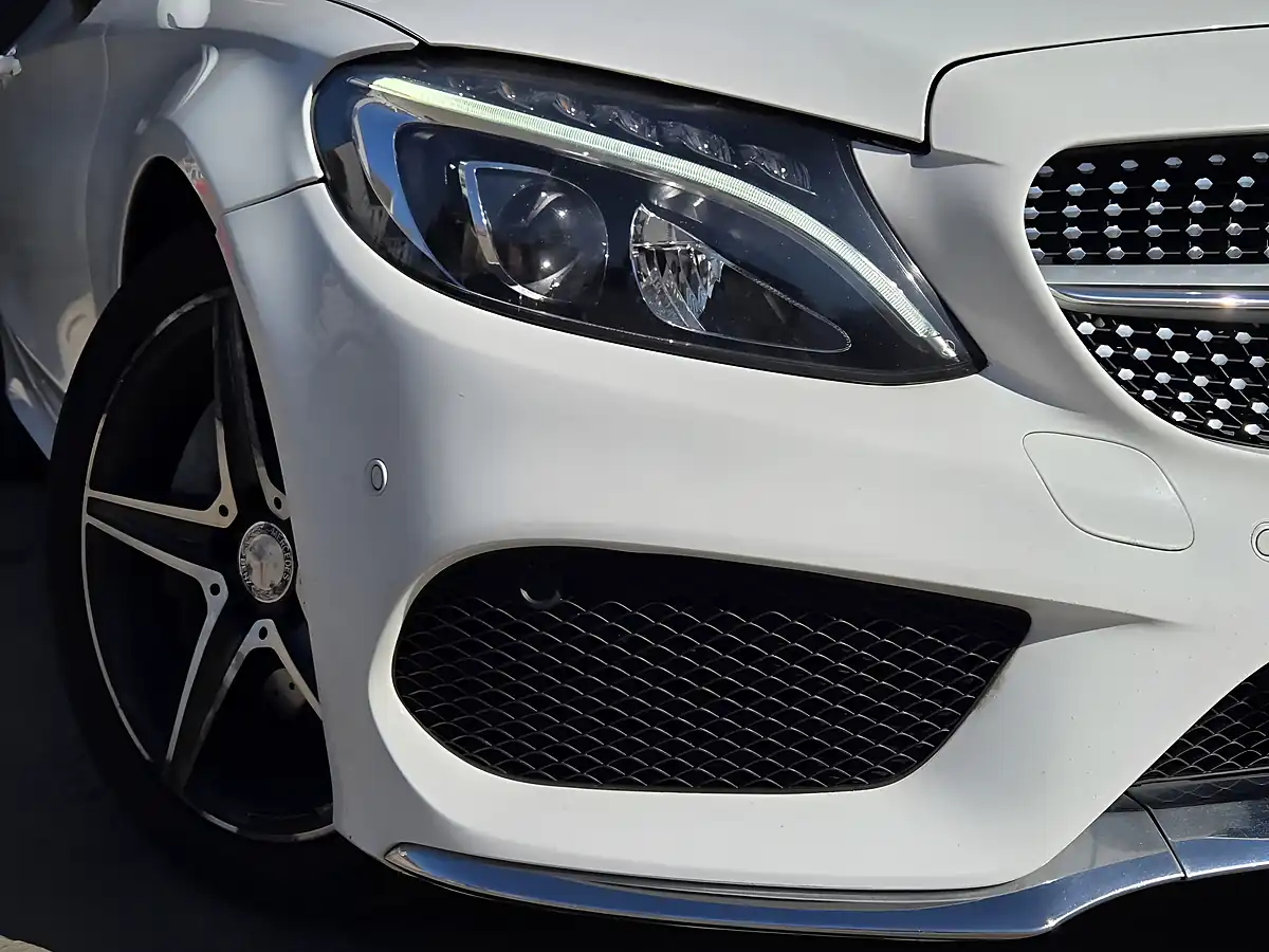 Used 2017 Mercedes-Benz C Class AMG Line White - Interior and Exterior details 2
