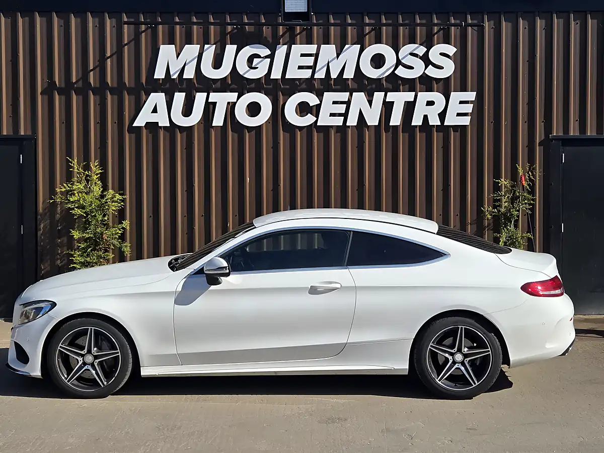 Used 2017 Mercedes-Benz C Class AMG Line White - Interior and Exterior details 4