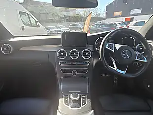 Used 2017 Mercedes-Benz C Class AMG Line White - Interior and Exterior details 7