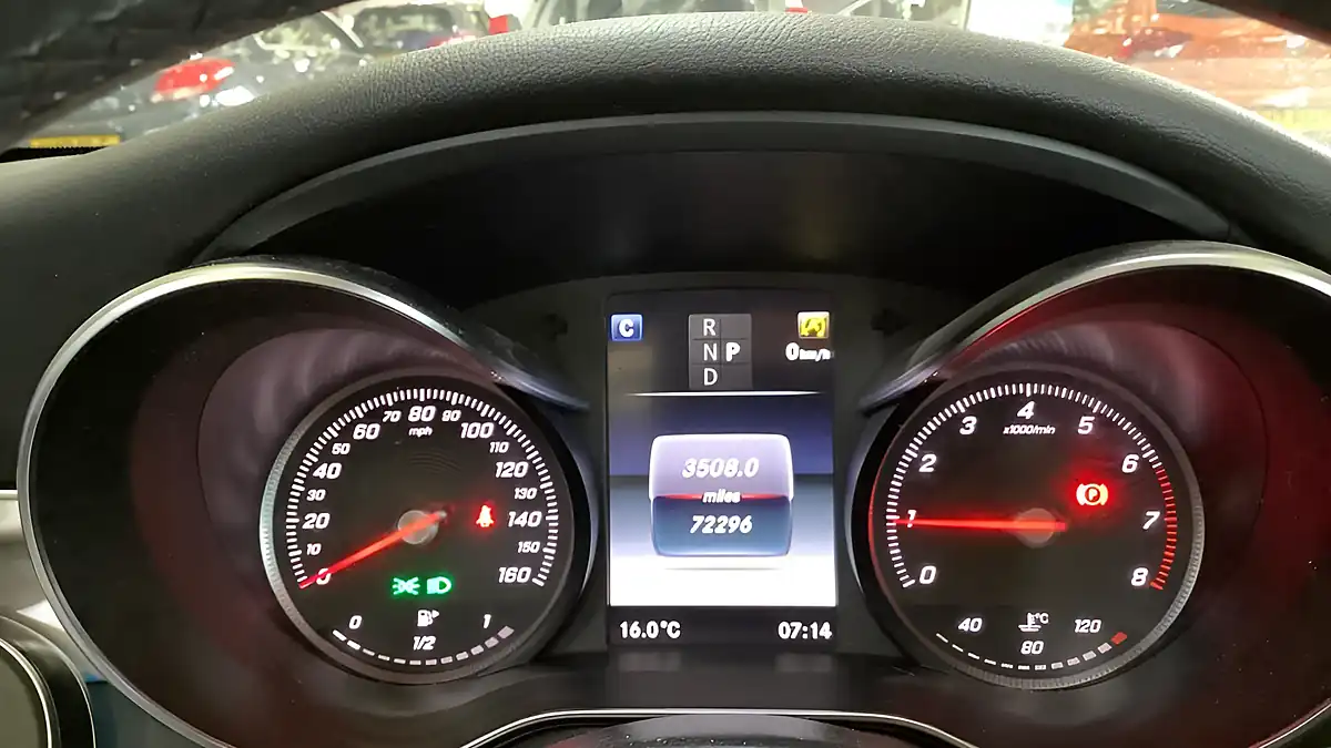 Used 2017 Mercedes-Benz C Class AMG Line White - Interior and Exterior details 10