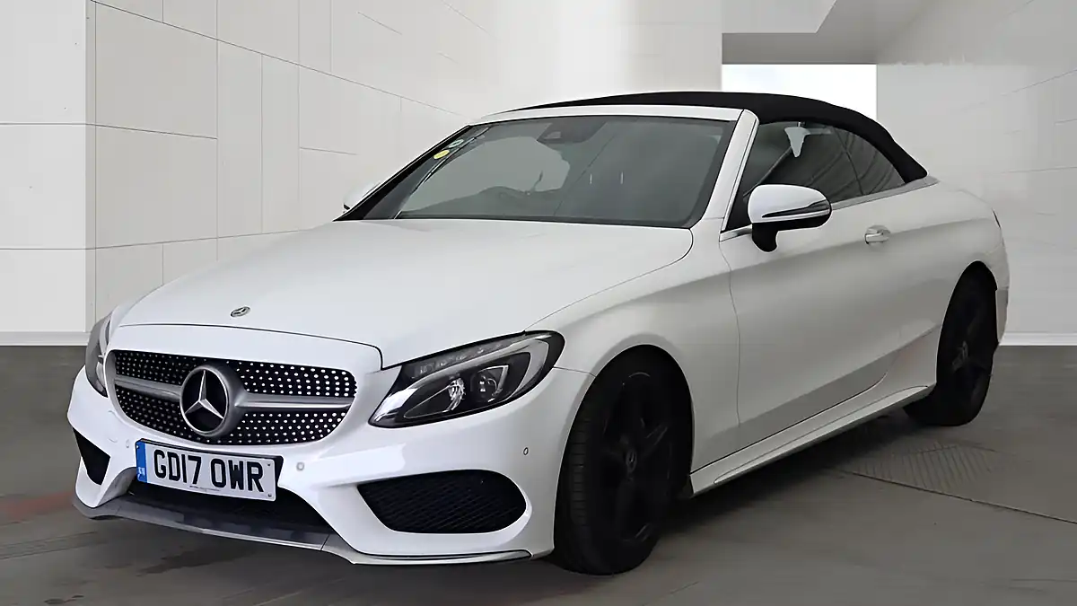 Used 2017 Mercedes-Benz C Class AMG Line White - Interior and Exterior details 2