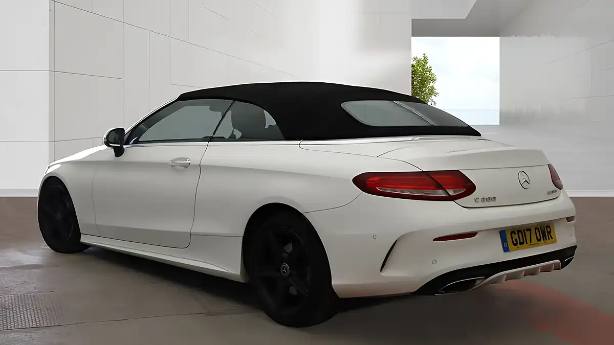 Used 2017 Mercedes-Benz C Class AMG Line White - Interior and Exterior details 3