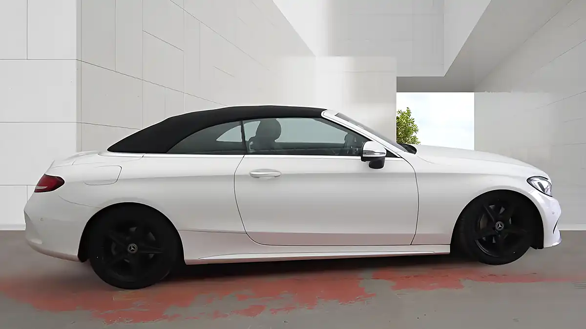 Used 2017 Mercedes-Benz C Class AMG Line White - Interior and Exterior details 5
