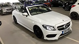 Used 2017 Mercedes-Benz C Class AMG Line White - Interior and Exterior details 7