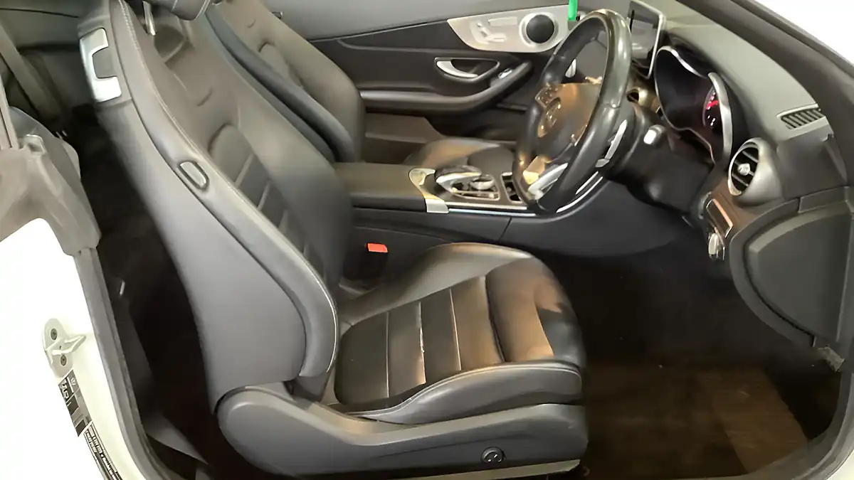Used 2017 Mercedes-Benz C Class AMG Line White - Interior and Exterior details 9