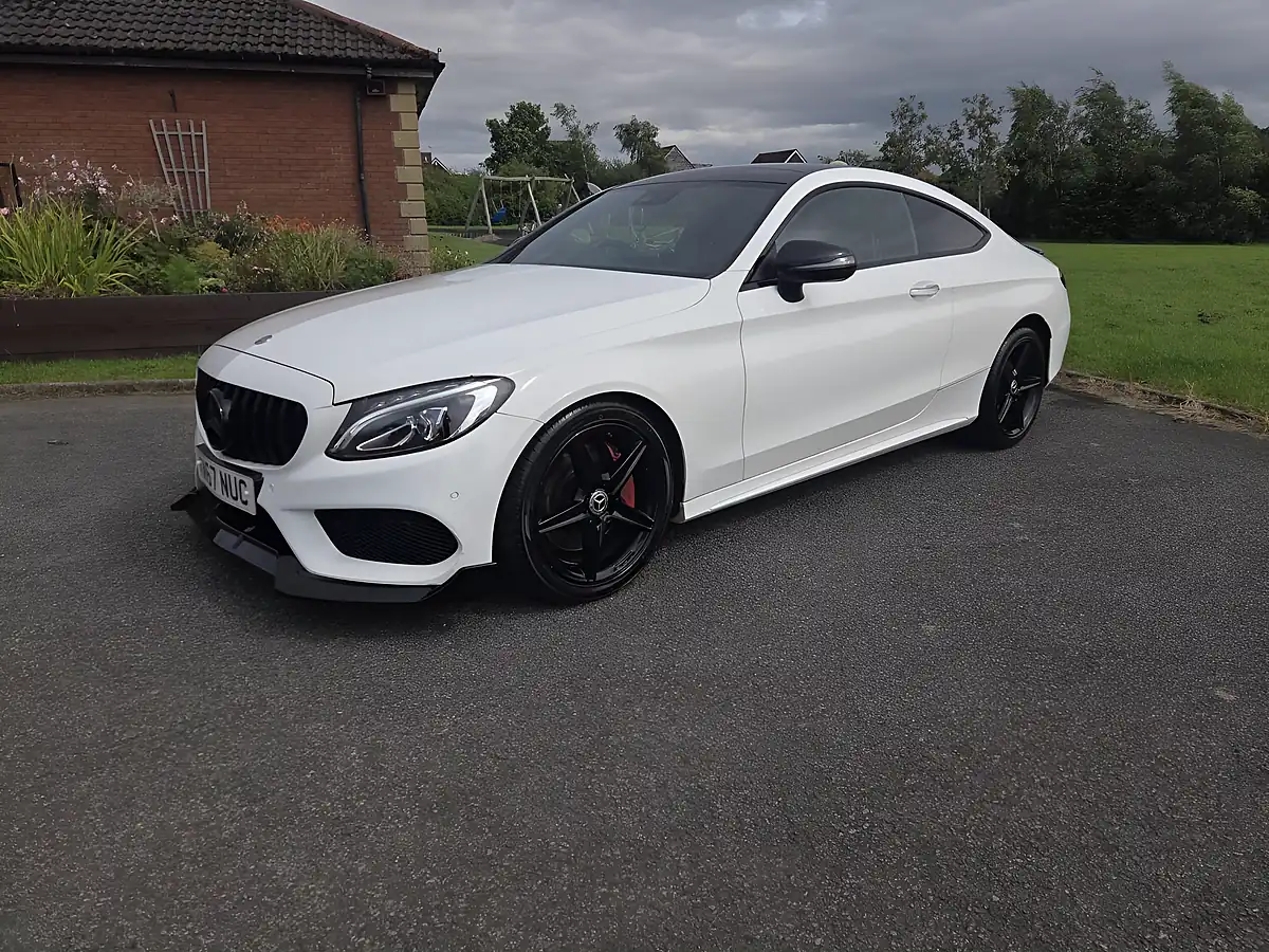 Used 2017 Mercedes-Benz C Class AMG Line White - Interior and Exterior details 2