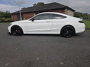 Used 2017 Mercedes-Benz C Class AMG Line White - Interior and Exterior details 4
