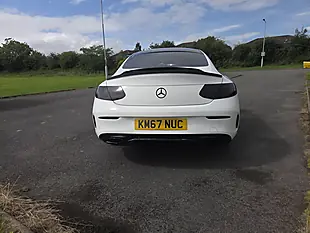 Used 2017 Mercedes-Benz C Class AMG Line White - Interior and Exterior details 7