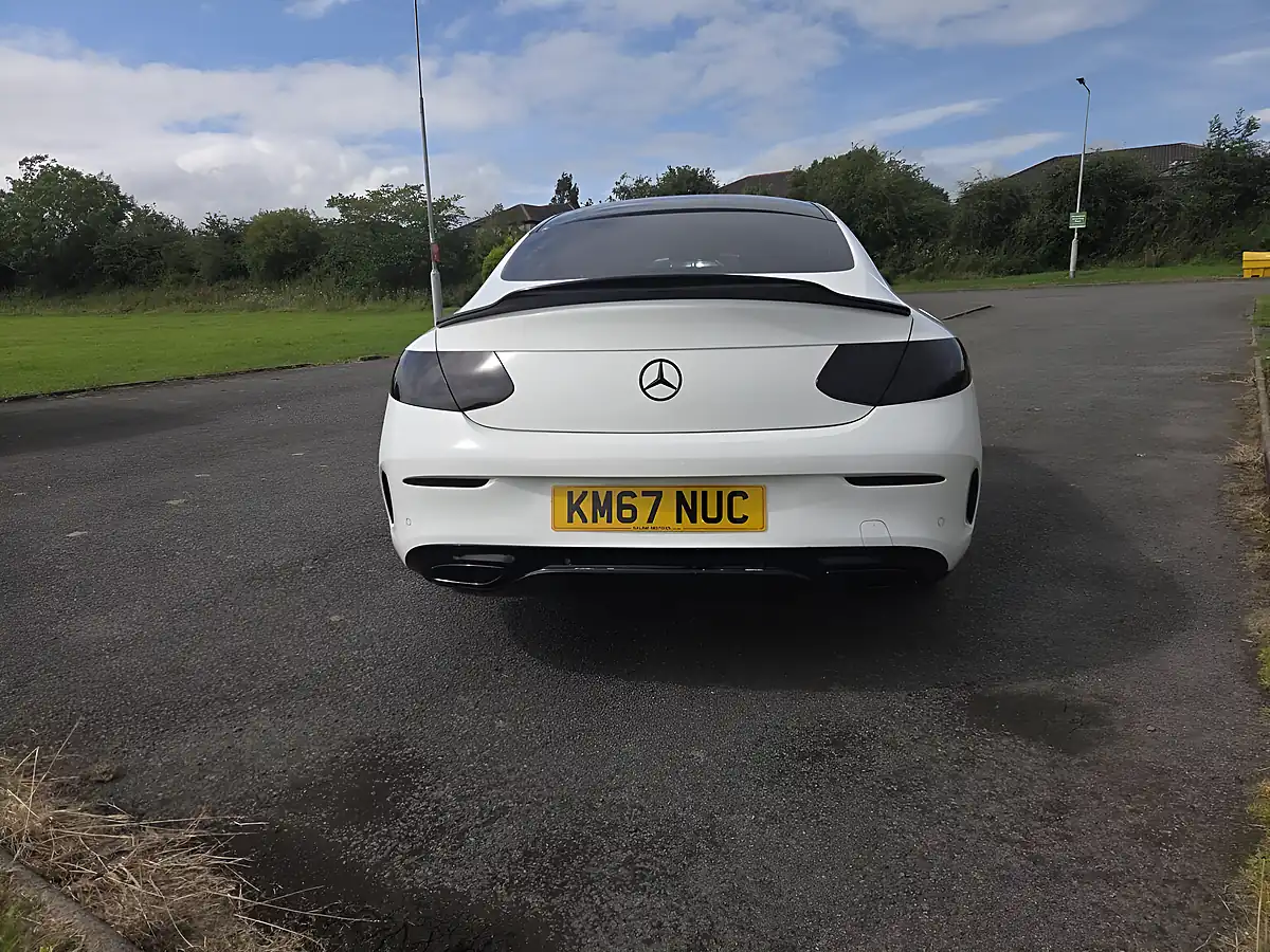 Used 2017 Mercedes-Benz C Class AMG Line White - Interior and Exterior details 7