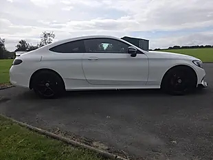 Used 2017 Mercedes-Benz C Class AMG Line White - Interior and Exterior details 8
