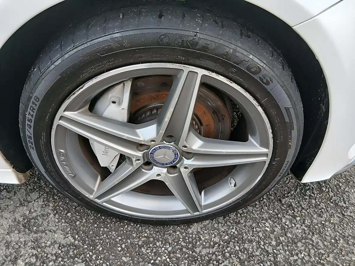 Used 2017 Mercedes-Benz C Class AMG Line White - Interior and Exterior details 10