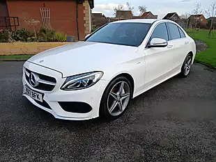 Used 2017 Mercedes-Benz C Class AMG Line White - Interior and Exterior details 4