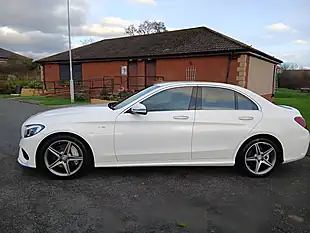 Used 2017 Mercedes-Benz C Class AMG Line White - Interior and Exterior details 5