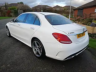 Used 2017 Mercedes-Benz C Class AMG Line White - Interior and Exterior details 7