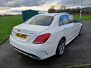 Used 2017 Mercedes-Benz C Class AMG Line White - Interior and Exterior details 9