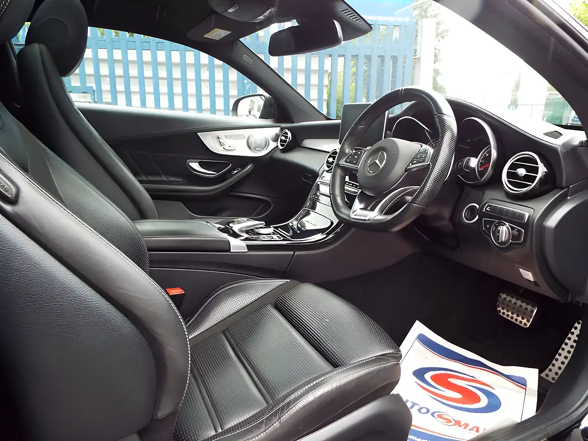 Used 2017 Mercedes-Benz C Class AMG Premium Coupe Black - Interior and Exterior details 10