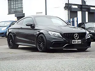 Used 2017 Mercedes-Benz C Class AMG Premium Coupe Black - Interior and Exterior details 13