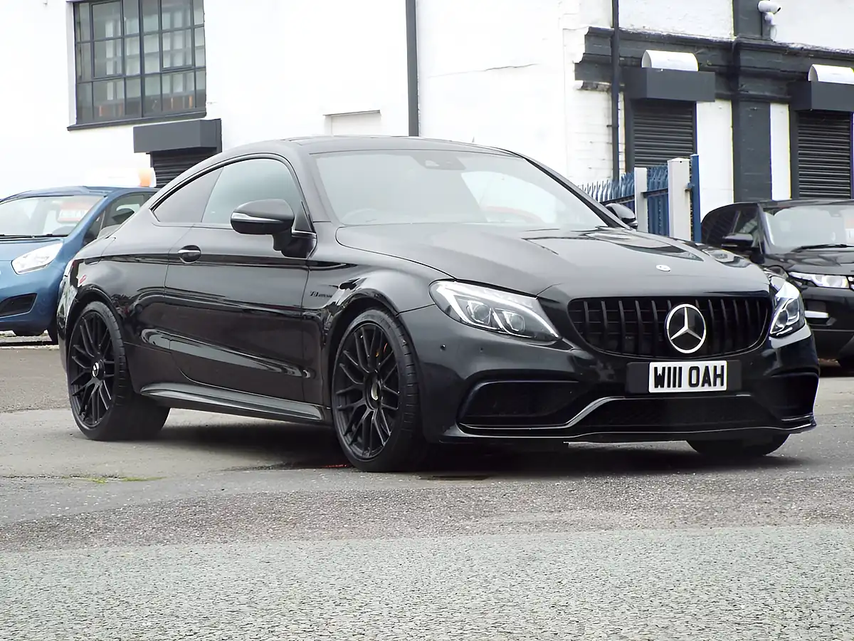 Used 2017 Mercedes-Benz C Class AMG Premium Coupe Black - Interior and Exterior details 13