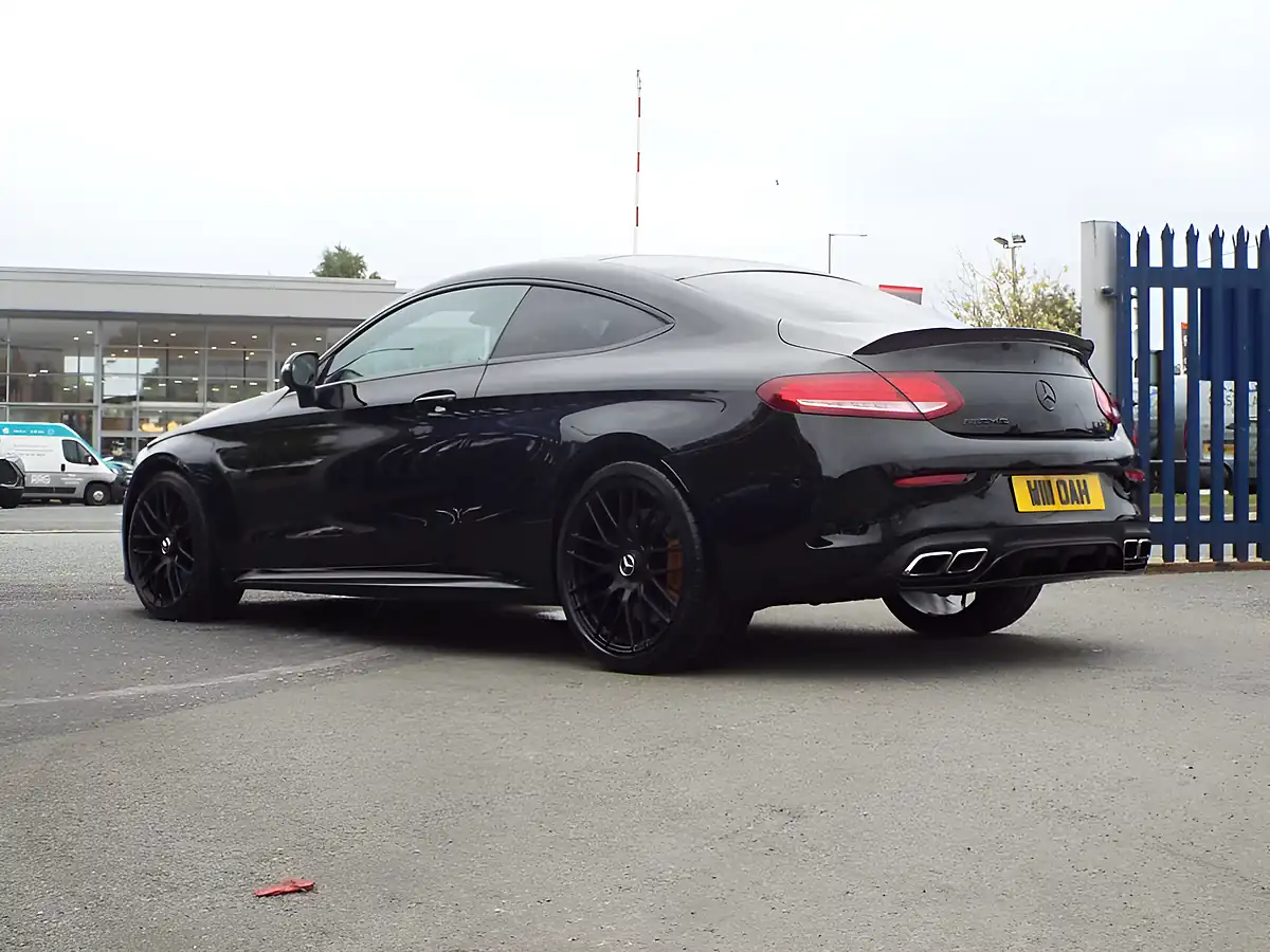 Used 2017 Mercedes-Benz C Class AMG Premium Coupe Black - Interior and Exterior details 15