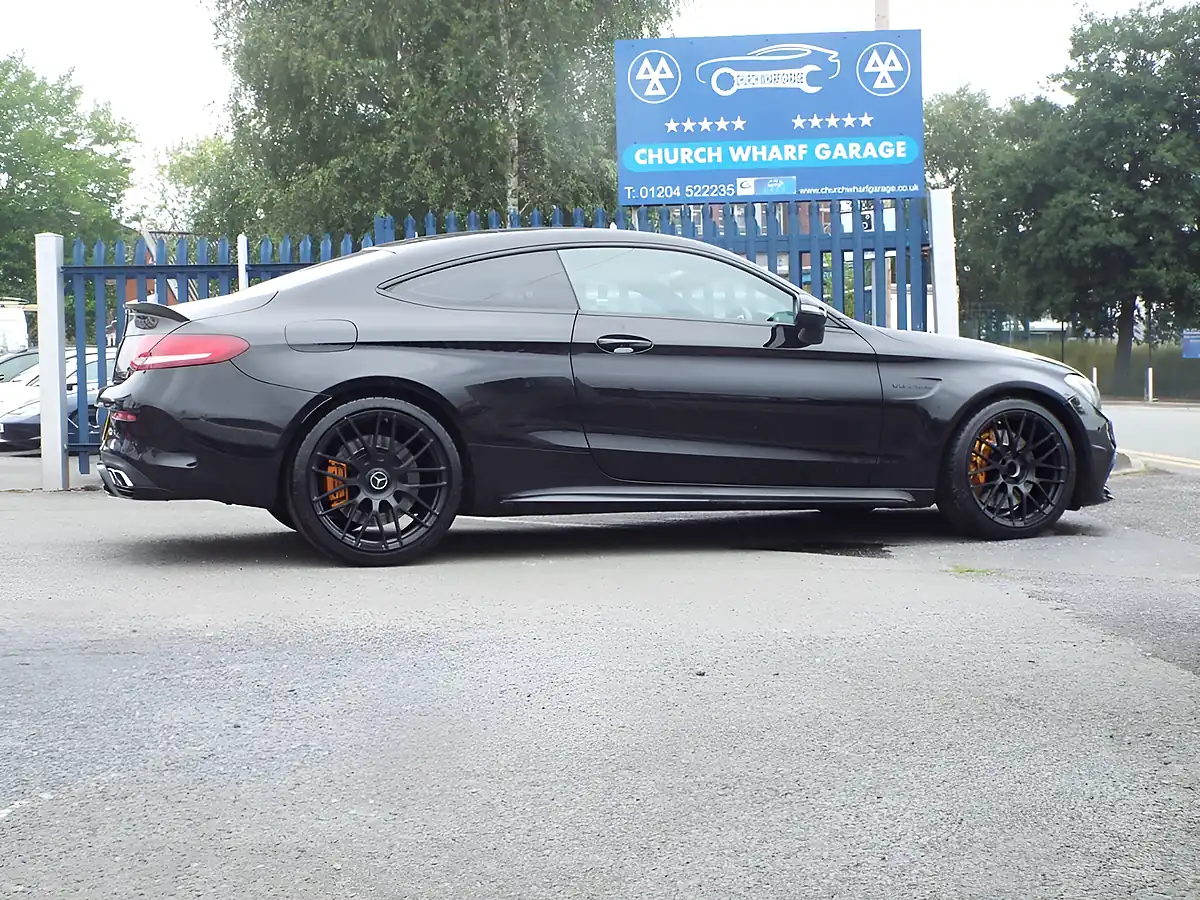 Used 2017 Mercedes-Benz C Class AMG Premium Coupe Black - Interior and Exterior details 17