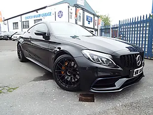 Used 2017 Mercedes-Benz C Class AMG Premium Coupe Black - Interior and Exterior details 2