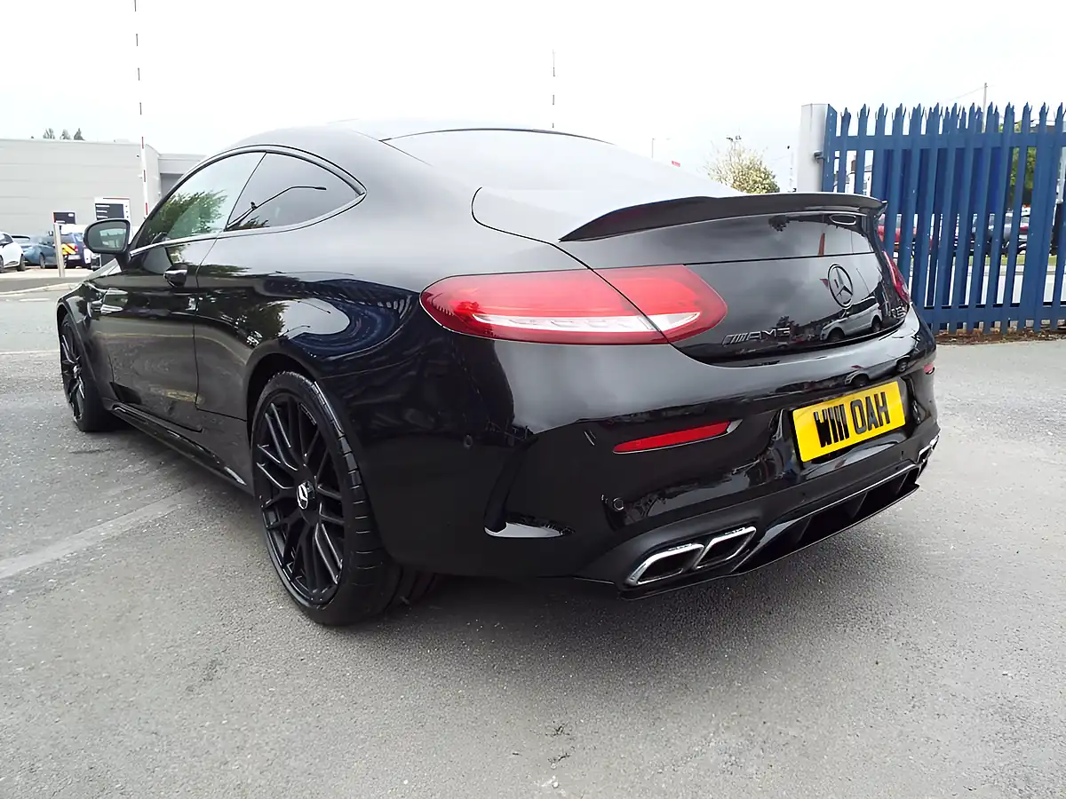 Used 2017 Mercedes-Benz C Class AMG Premium Coupe Black - Interior and Exterior details 6