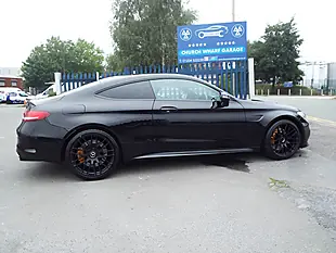 Used 2017 Mercedes-Benz C Class AMG Premium Coupe Black - Interior and Exterior details 9
