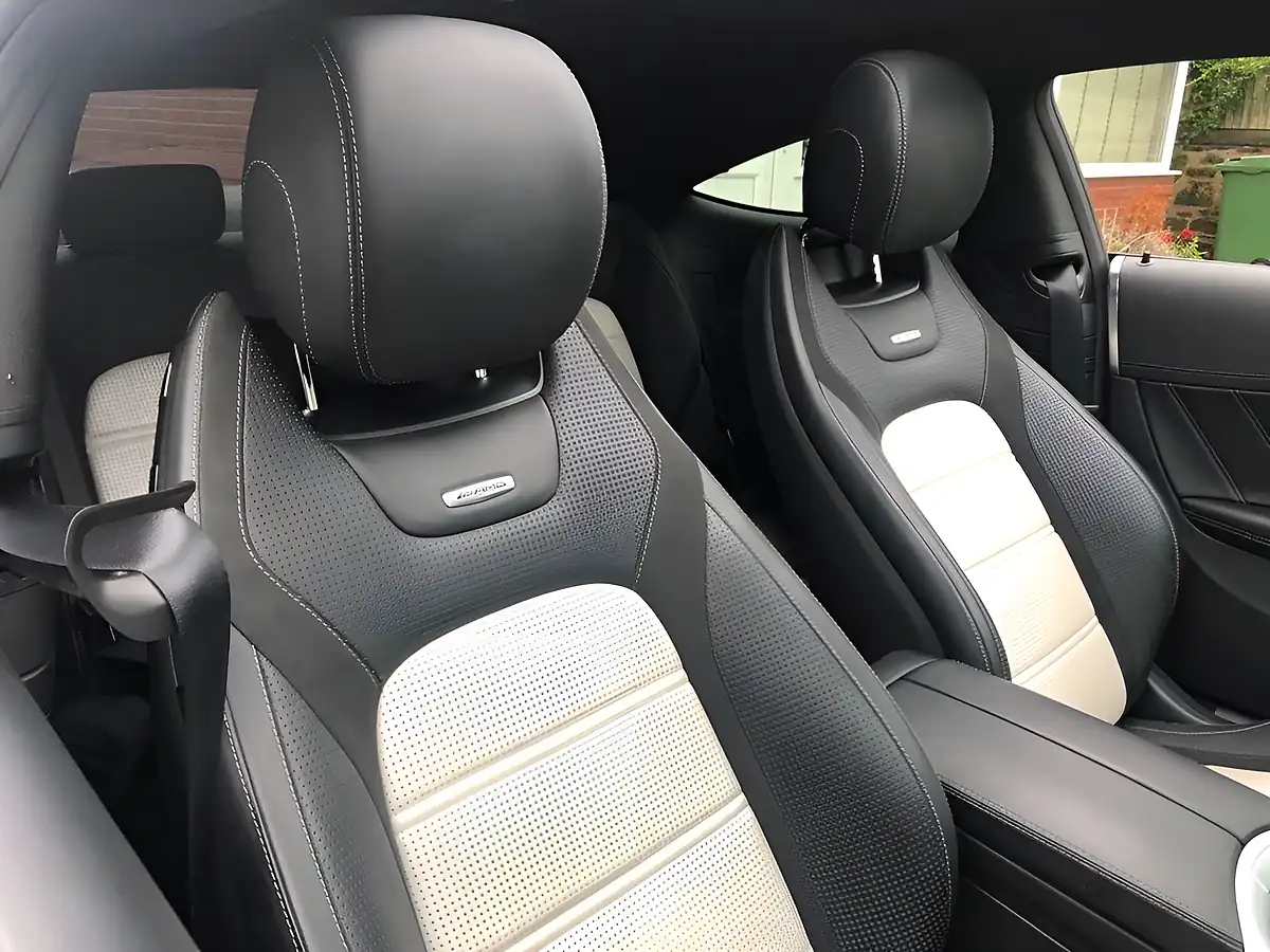 Used 2017 Mercedes-Benz C Class AMG (premium) Coupe Black - Interior and Exterior details 11