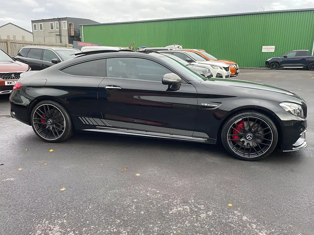 Used 2017 Mercedes-Benz C Class AMG (premium) Coupe Black - Interior and Exterior details 9