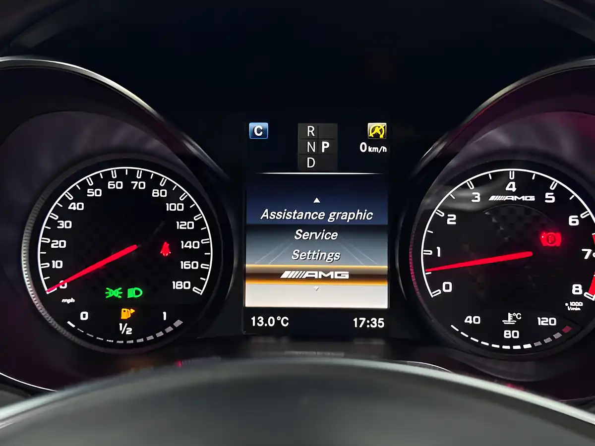 Used 2017 Mercedes-Benz C-Class AMG Premium+ White - Interior and Exterior details 14