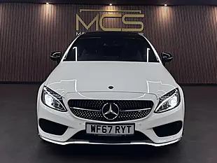 Used 2017 Mercedes-Benz C-Class AMG Premium+ White - Interior and Exterior details 2