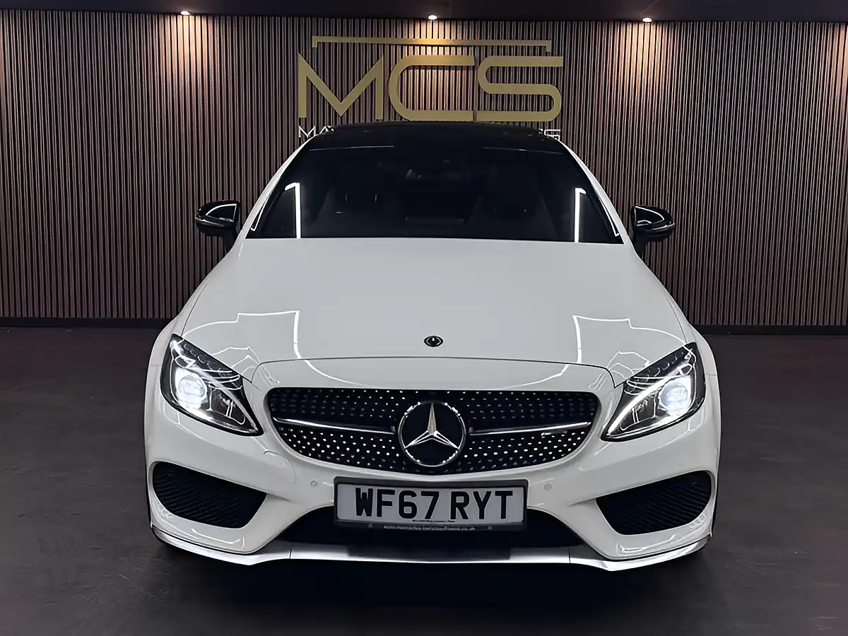 Used 2017 Mercedes-Benz C-Class AMG Premium+ White - Interior and Exterior details 2