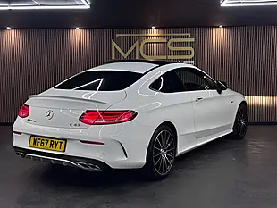 Used 2017 Mercedes-Benz C-Class AMG Premium+ White - Interior and Exterior details 5