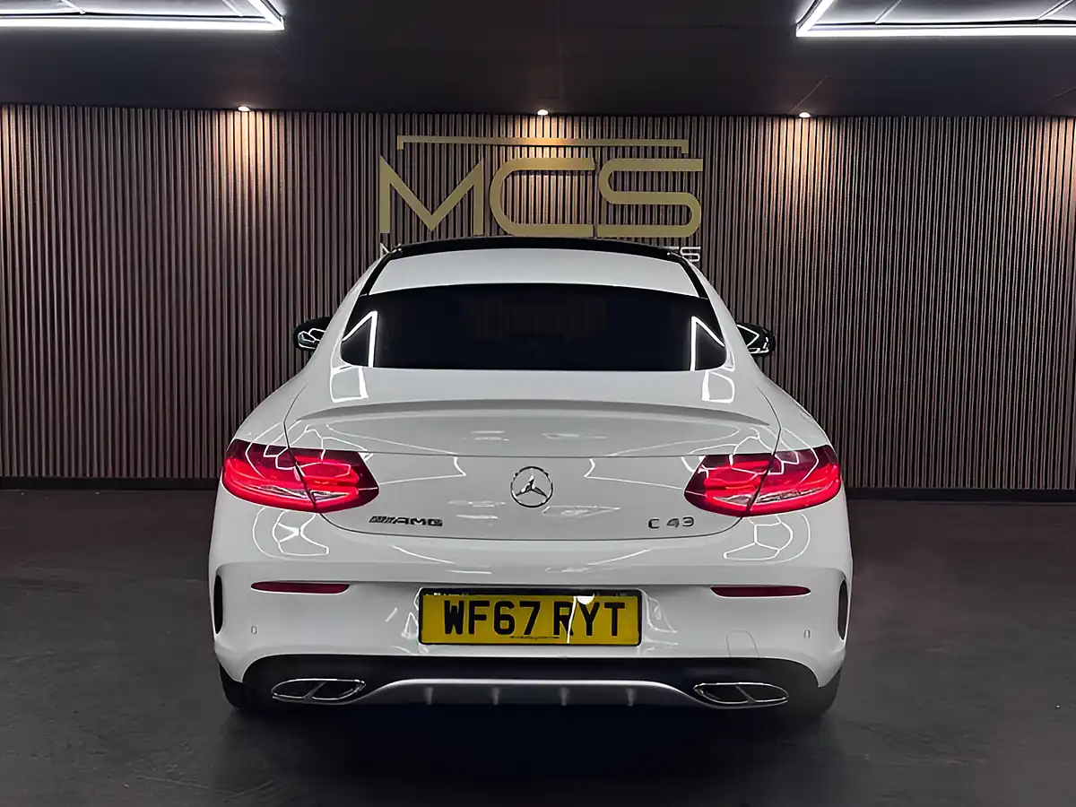 Used 2017 Mercedes-Benz C-Class AMG Premium+ White - Interior and Exterior details 6
