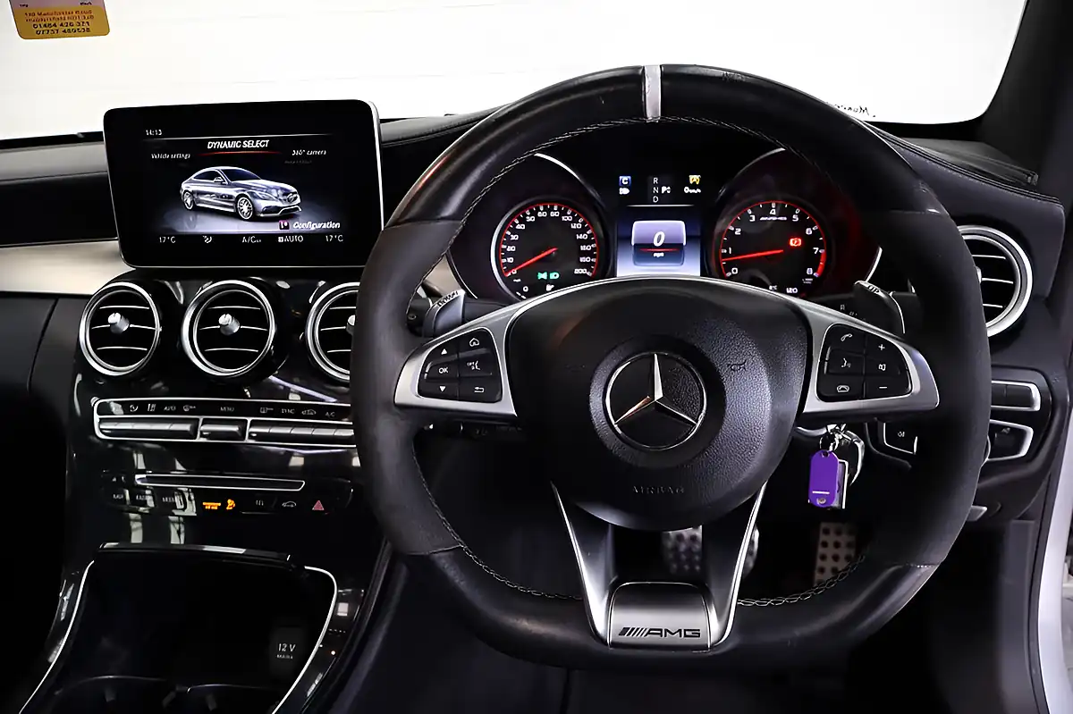 Used 2017 Mercedes-Benz C Class AMG S (premium) Iridium Silver - Interior and Exterior details 14