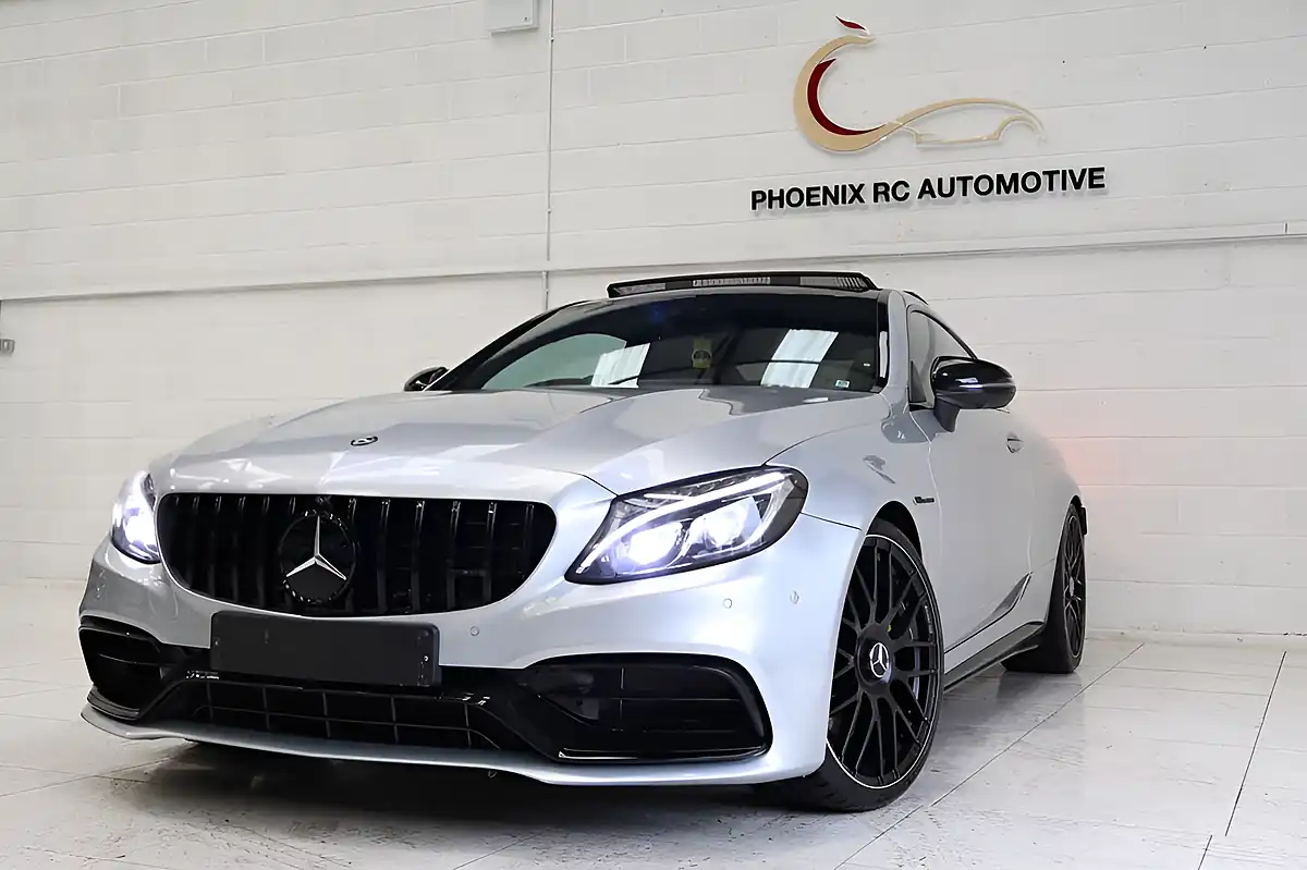 Used 2017 Mercedes-Benz C Class AMG S (premium) Iridium Silver - Interior and Exterior details 6