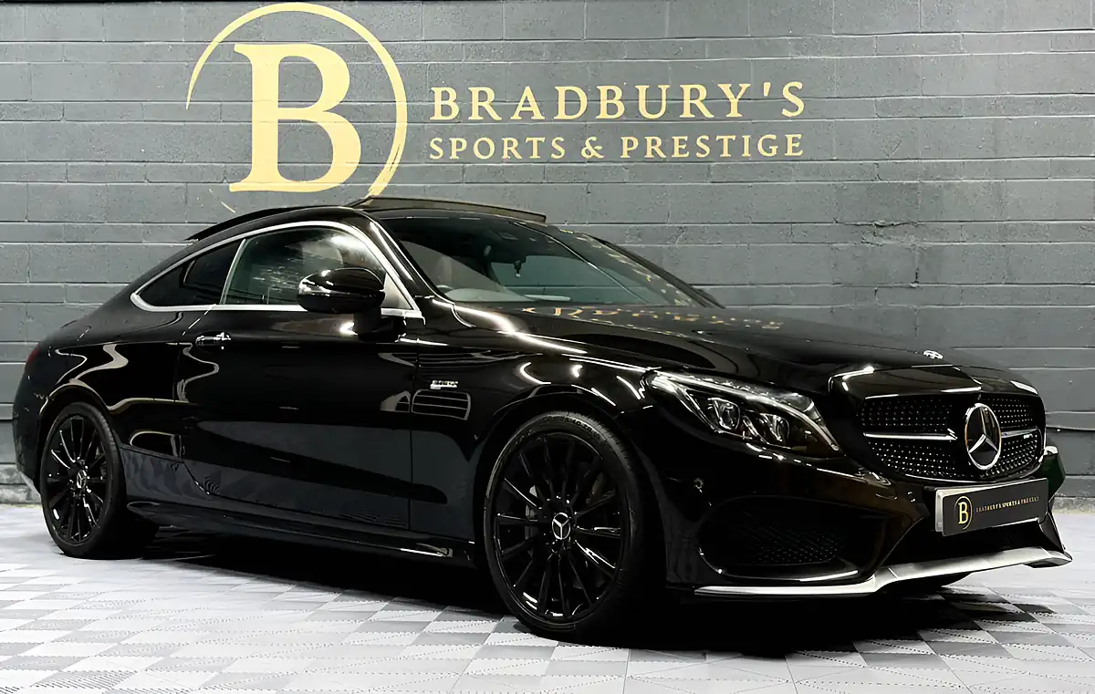 Used 2017 Mercedes-Benz C Class Premium Plus Black - Front View