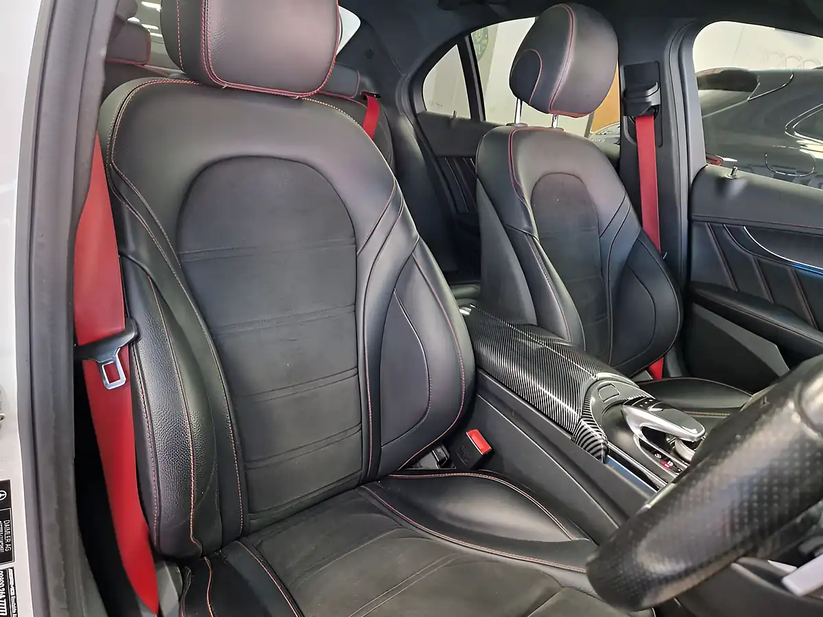 Used 2017 Mercedes-Benz C-Class Premium Plus Diamond White - Interior and Exterior details 16