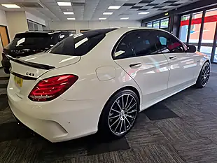 Used 2017 Mercedes-Benz C-Class Premium Plus Diamond White - Interior and Exterior details 3