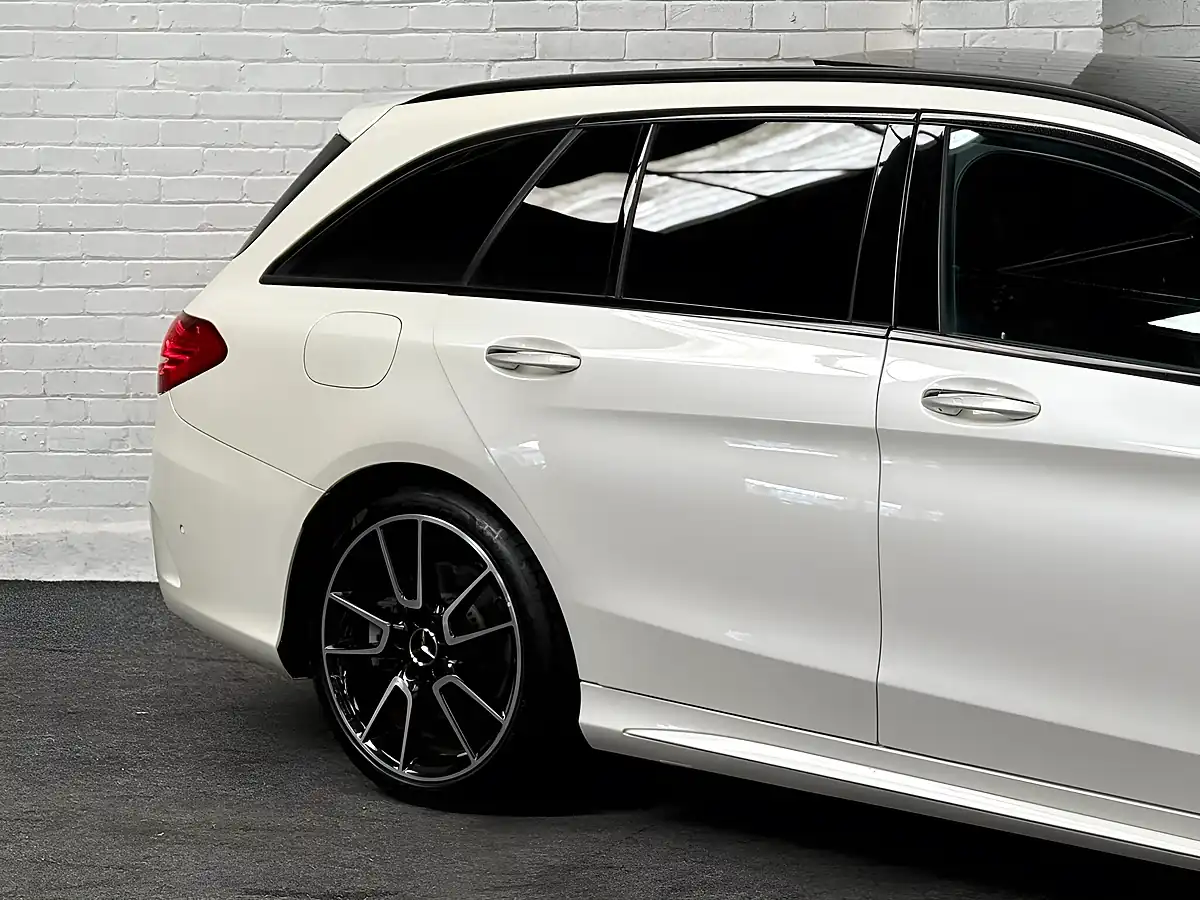 Used 2017 Mercedes-Benz C Class Premium Plus Diamond White - Interior and Exterior details 18