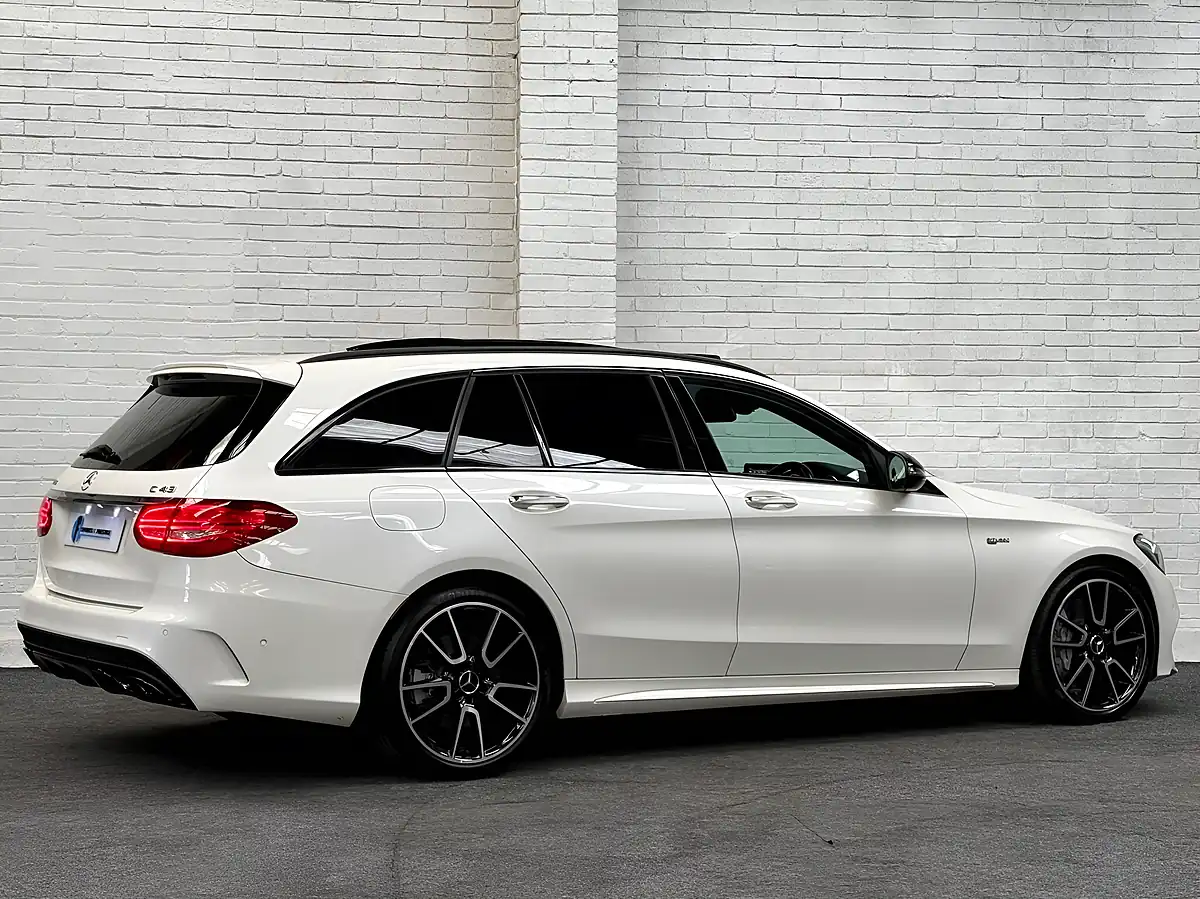Used 2017 Mercedes-Benz C Class Premium Plus Diamond White - Interior and Exterior details 2